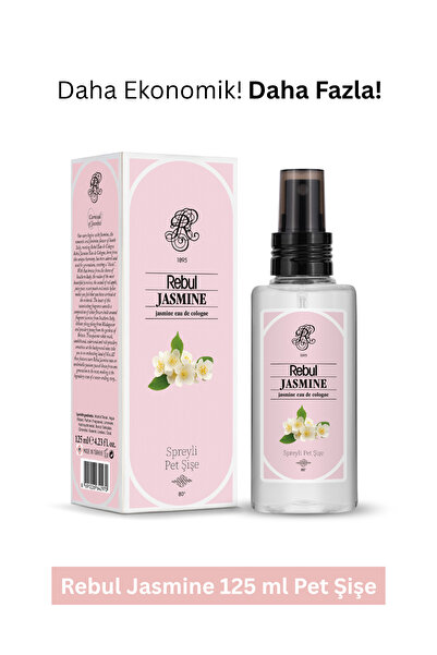 Rebul Kolonya 125 Ml Jasmine Spreyli Pet Kutulu*12