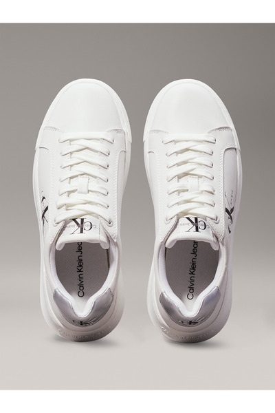 Calvin Klein Logolu Sneaker Ayakkabı YW0YW014760K9  AYAKKABI YW0YW01476 0K9