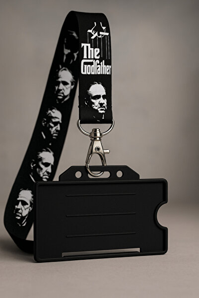 excarpin Nașul Tată - Set de suport pentru telefon și carduri pentru gât