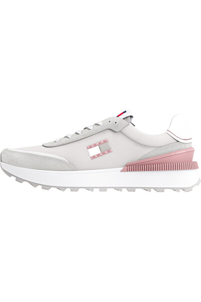 Tommy Hilfiger Kadın / Kız Marka Logolu Günlük Kullanıma Uygun Gri Sneaker EN0EN02511 P06