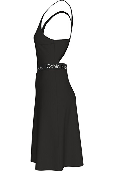 Calvin Klein Streç Pamuklu Regular Fit Mini Elbise J20J221624BEH  ELBİSE J20J221624 BEH