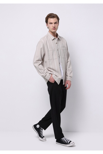 Colin's Regular Fit Orta Bel Düz Paça Erkek Siyah Pantolon