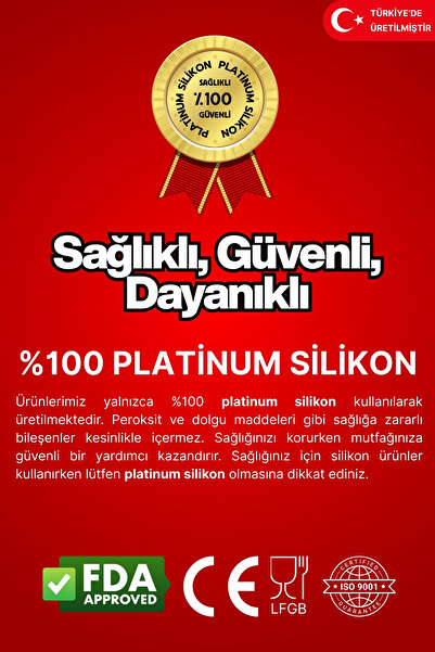 EVLE Rose Model Silicone Cake Mold, Platinum Silicone, Brown