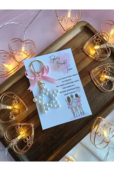 ErEs Atelier Yıldız Anahtarlık Bride Hediyelik, Bekarlığa Veda, Söz Nişan Hed...