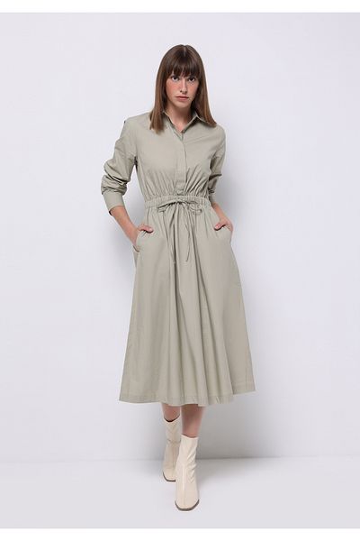 Colin's Regular Fit Women's Green Dress