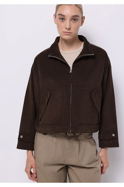 Colin's Regular Fit Women's Brown Jacket