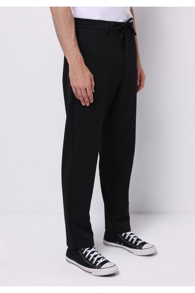 Colin's Regular Fit Orta Bel Düz Paça Erkek Siyah Pantolon