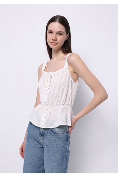 Colin's Slim Fit Women's Ecru Shirt