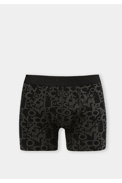 Colin's Modern Fit Printed Men's Anthracite Boxers