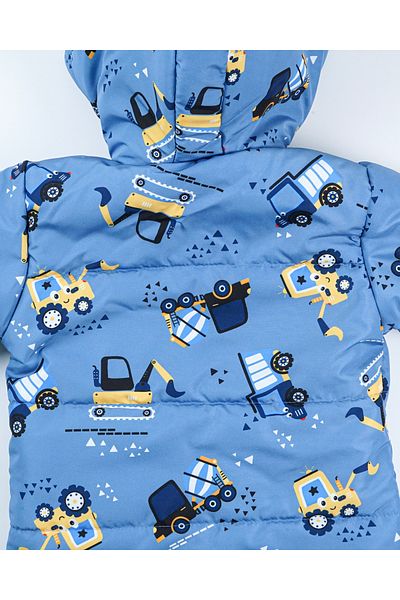 Baby Minty Car Pattern Children's Coat