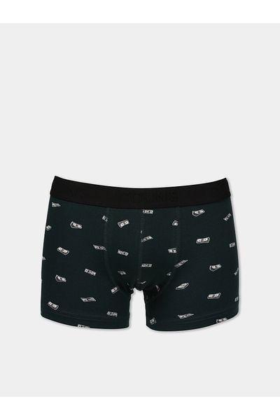 Colin's Modern Fit Printed Men's Green Boxers