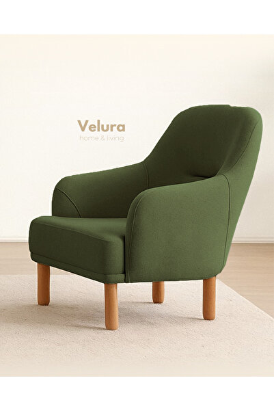 Velura Home & Living Lara Koltuk Takımı & Oturma Grubu - Yeşil (3+3+1+1)