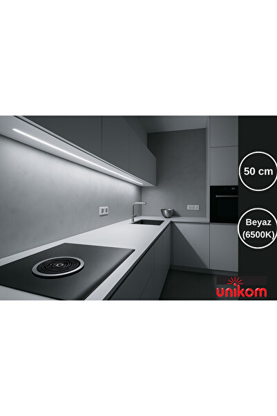 UNİKOM Mutfak Tezgah Altı Dekoratif Led Aydınlatma Armatür 50 Cm On-off Tuşlu...