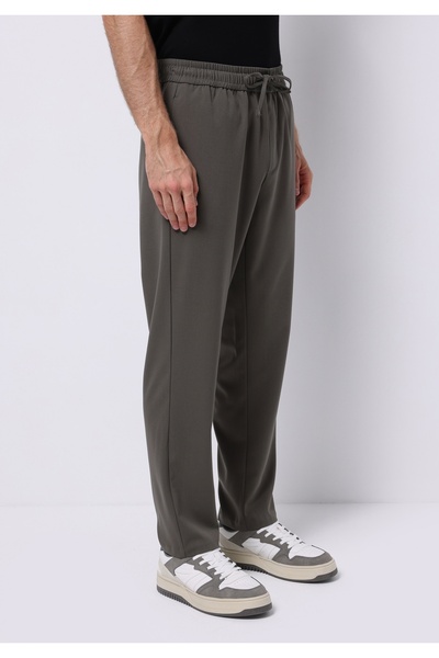 Colin's Regular Fit Mid Waist Straight Leg Men's Green Trousers