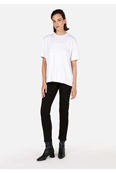 Colin's Слим крой, средна талия, прав крак, дамски дънки от деним в черно