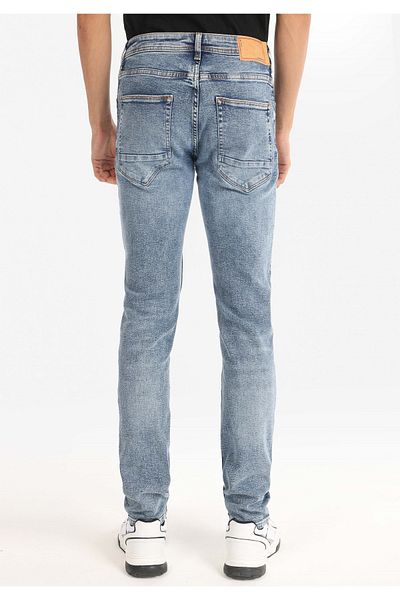Colin's Straight Fit Low Waist Straight Leg Men's Dark Indigo Jean Pants