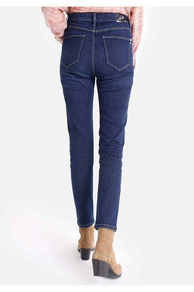 Colin's Slim Fit Mid Waist Straight Leg Women's Indigo Jean Trousers