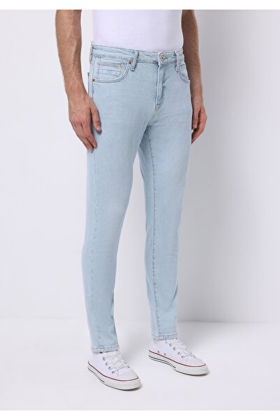 Colin's Slim Fit Erkek Bleach İndigo Denim Jean Pantolon