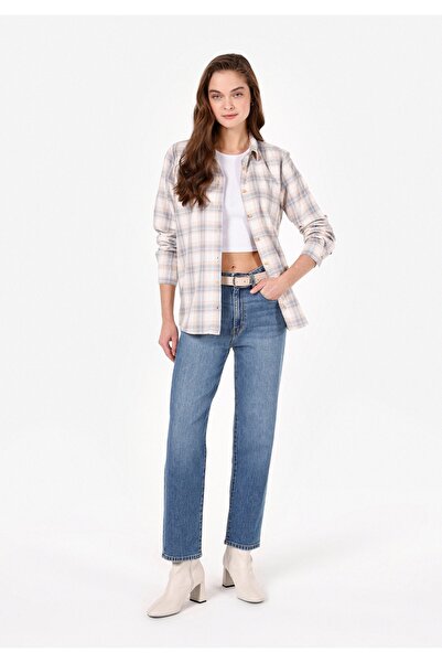 Colin's Cămașă de damă Ecru cu mânecă U