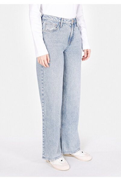 Colin's Regular Fit High Waist Wide Leg Women's Indigo Jean Trousers