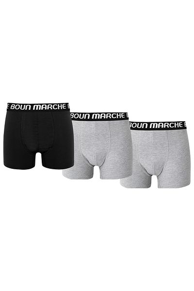 BOUN MARCHE Men's Boxer Lycra Premium 3-Piece Box Sortie