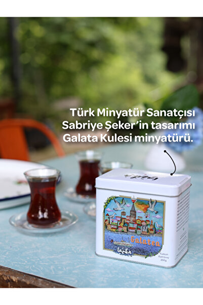 LAZİKA Galatea – Bergamot Aromalı Siyah Çay