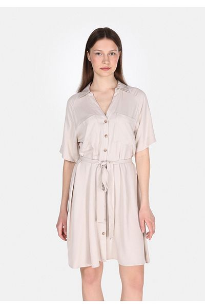 Colin's Regular Fit Women's Beige Dress