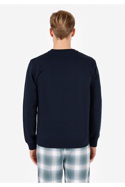 Colin's Regular Fit Men's Navy Blue Sweatshirt