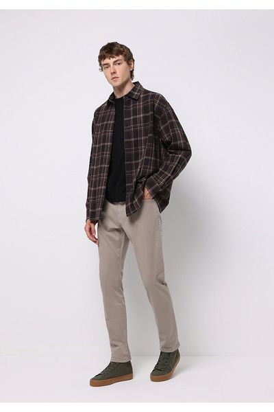 Colin's Straight Fit Low Waist Straight Leg Men's Beige Trousers