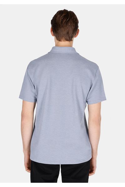 Colin's Comfort Fit Polo Neck Plain Men's Blue Short Sleeve T-Shirt