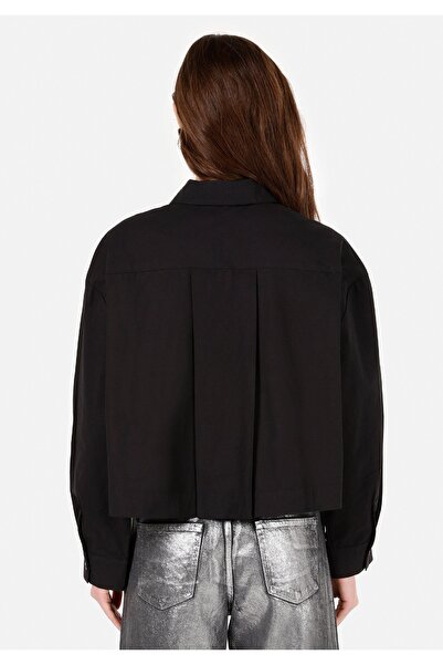Colin's Чорна жіноча сорочка з короткими рукавами