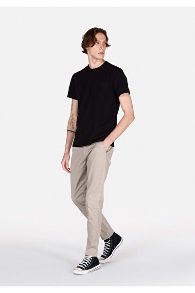 Colin's Slim Fit Orta Bel Düz Paça Erkek Bej Düğmeli Pantolon