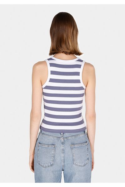 Colin's Slim Fit Women's Blue Tank Top