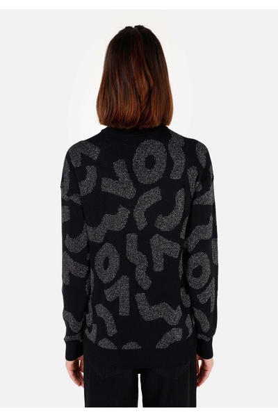 Colin's Regular Fit Yuvarlak Yaka Kadın Siyah Kazak