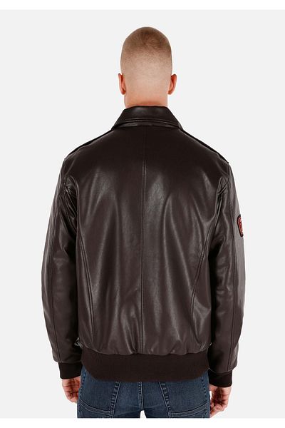 Colin's Regular Fit Men's Brown Coat Pu