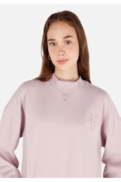 Colin's Regular Fit Yuvarlak Yaka Kadın Pembe Sweatshirt
