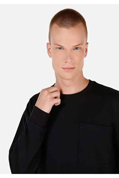 Colin's Siyah Erkek Tshirt U.kol