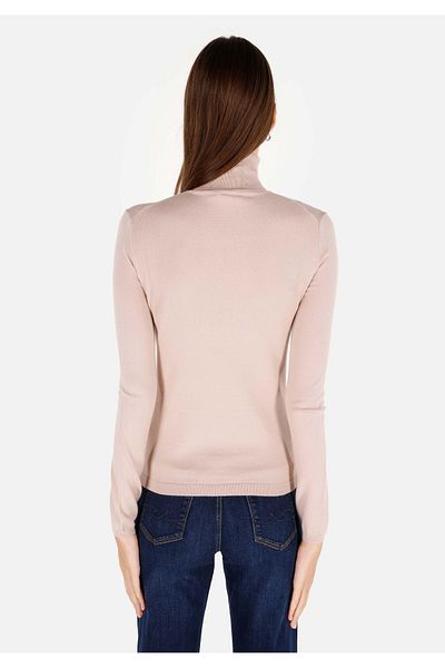 Colin's Slim Fit Turtleneck Beige Women's Sweater Cl 1070208
