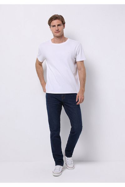 Colin's Straight Fit Low Waist Straight Leg Men's Dark Indigo Jean Pants