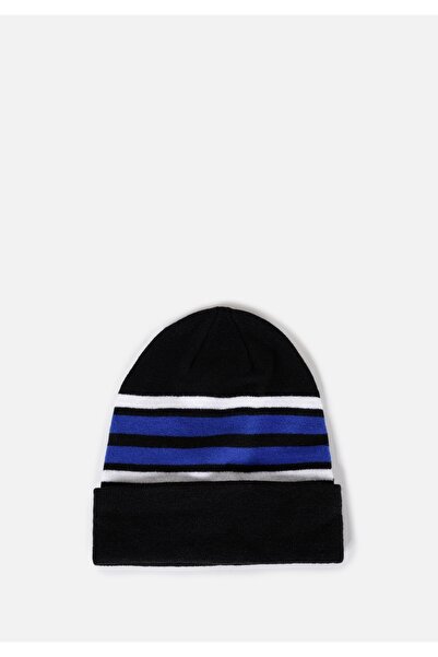 Colin's Erkek Siyah Çizgili Bere