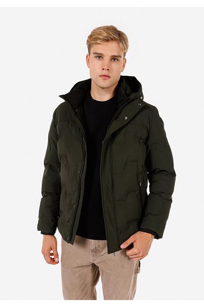Colin's Regular Fit Men's Green Coat