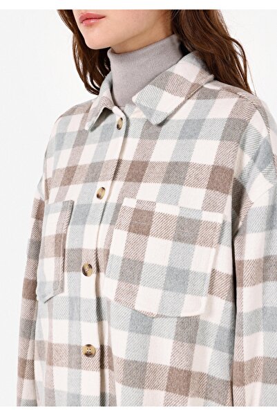 Colin's Regular Fit Shirt Neck Kadın Uzun Kol Gömlek