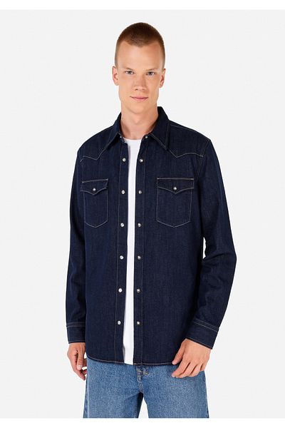 Colin's Blue Men's Shirt U.sleeve