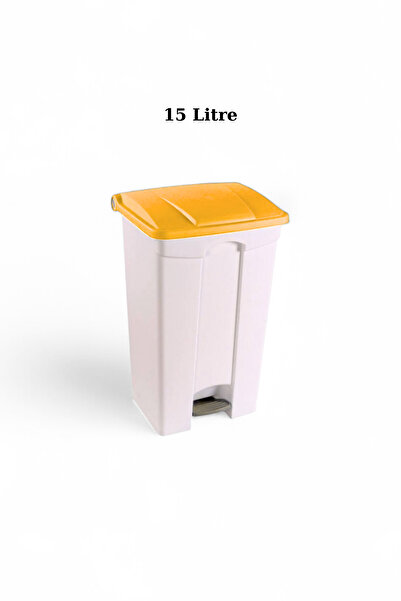 StarLoft Slim Pedallı Çöp Kovası 15 Lt - Iç Ve Dış Mekan Çöp Kutusu- Atık Kutusu
