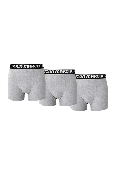 BOUN MARCHE Men's Boxer Lycra Premium 3-Piece Box Cronix