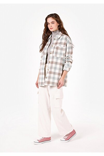 Colin's Regular Fit Shirt Neck Kadın Uzun Kol Gömlek