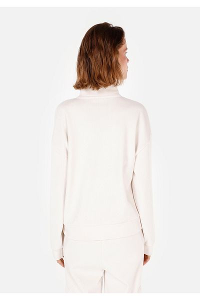 Colin's Regular Fit Zippered Women's Ecru Sweatshirt