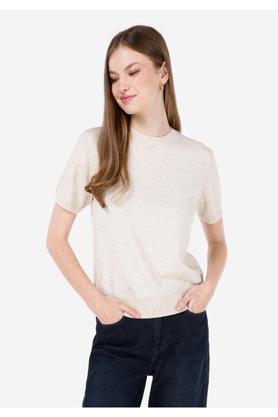 Colin's Ekru Kadın Kazak K.kol