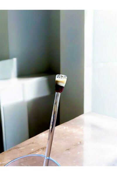 Arsglass Ice Latte Glass Mixed Figure 21 cm Stirring Spoon 1 Piece
