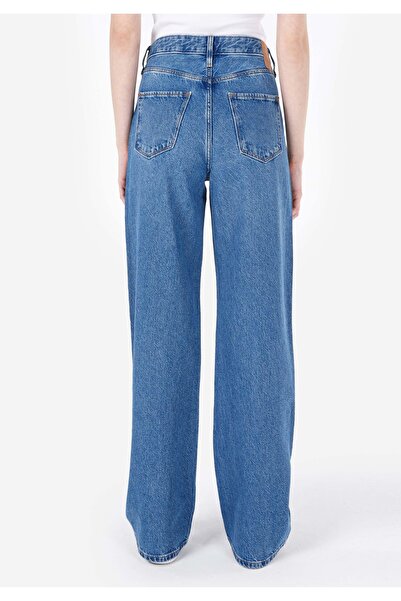 Colin's 970 Berry Нормальний крій, висока талія, широкі штанини, темно-сині жіночі штани